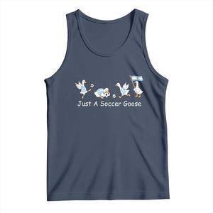 Funny Just A Soccer Goose Tank Top Argentina Soccer Lover