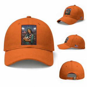 Funny Statue Of Liberty Soccer Gift Baseball Cap USA Football Pride
