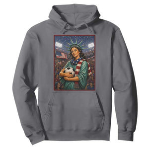 Funny Statue Of Liberty Soccer Gift Hoodie USA Football Pride