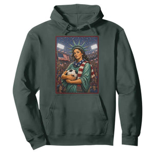 Funny Statue Of Liberty Soccer Gift Hoodie USA Football Pride