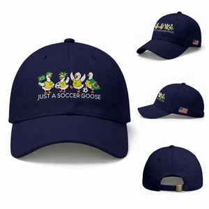 Funny Just A Soccer Goose Baseball Cap Brazil Football Fan