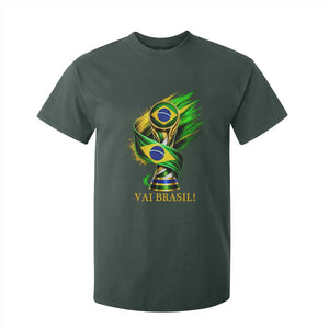 Brazil Soccer Fan 2026 Gift T Shirt For Kid Vai Brasil