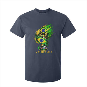 Brazil Soccer Fan 2026 Gift T Shirt For Kid Vai Brasil