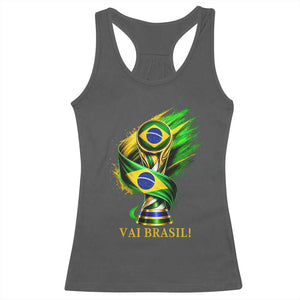 Brazil Soccer Fan 2026 Gift Racerback Tank Top Vai Brasil