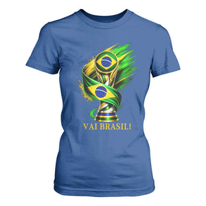 Brazil Soccer Fan 2026 Gift T Shirt For Women Vai Brasil