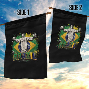 Latin Pride Christ The Redeemer Graphic Garden Flag Brazilian Football 2026