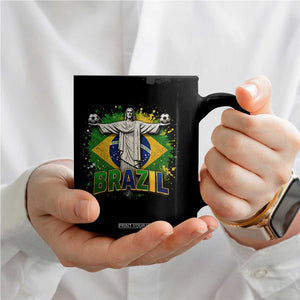 Latin Pride Christ The Redeemer Graphic Coffee Mug Brazilian Football 2026