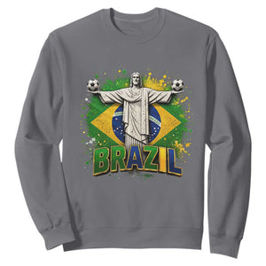 Latin Pride Christ The Redeemer Graphic Sweatshirt Brazilian Football 2026