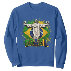 Latin Pride Christ The Redeemer Graphic Sweatshirt Brazilian Football 2026