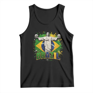 Latin Pride Christ The Redeemer Graphic Tank Top Brazilian Football 2026