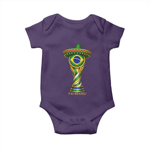 Brazil Football Supporter Gift Baby Onesie Vai Brasil