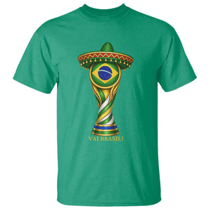 Brazil Football Supporter Gift T Shirt Vai Brasil