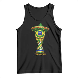 Brazil Football Supporter Gift Tank Top Vai Brasil