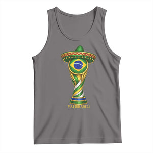 Brazil Football Supporter Gift Tank Top Vai Brasil
