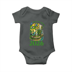 Rumo Ao Hexa Baby Onesie Brazil Soccer Fan 2026 Graphic