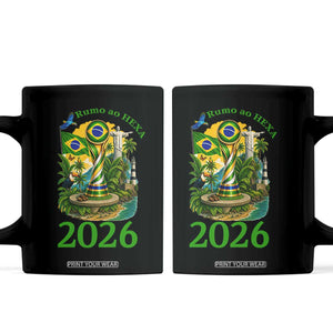 Rumo Ao Hexa Coffee Mug Brazil Soccer Fan 2026 Graphic