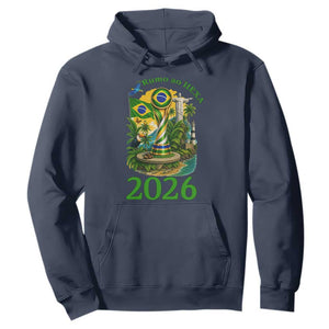 Rumo Ao Hexa Hoodie Brazil Soccer Fan 2026 Graphic