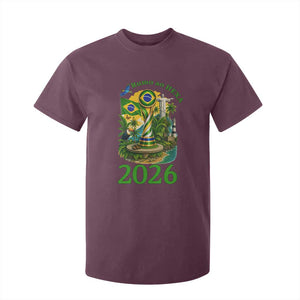 Rumo Ao Hexa T Shirt For Kid Brazil Soccer Fan 2026 Graphic