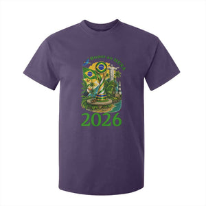 Rumo Ao Hexa T Shirt For Kid Brazil Soccer Fan 2026 Graphic
