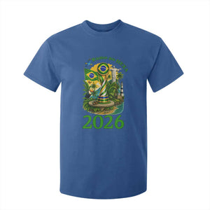Rumo Ao Hexa T Shirt For Kid Brazil Soccer Fan 2026 Graphic