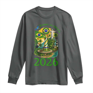 Rumo Ao Hexa Long Sleeve Shirt Brazil Soccer Fan 2026 Graphic