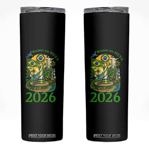 Rumo Ao Hexa Skinny Tumbler Brazil Soccer Fan 2026 Graphic