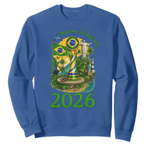 Rumo Ao Hexa Sweatshirt Brazil Soccer Fan 2026 Graphic
