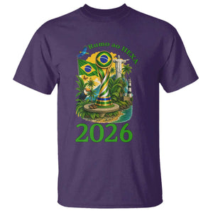 Rumo Ao Hexa T Shirt Brazil Soccer Fan 2026 Graphic