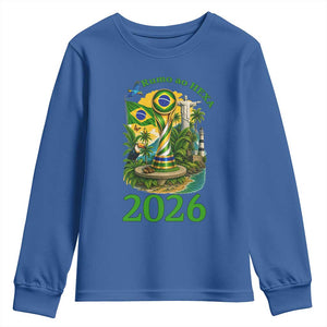 Rumo Ao Hexa Youth Sweatshirt Brazil Soccer Fan 2026 Graphic