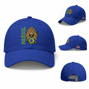 Brazil Soccer Jaguar Baseball Cap Football Supporter Gift