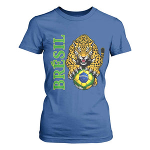 Brazil Soccer Jaguar T Shirt For Women Football Supporter Gift