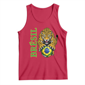 Brazil Soccer Jaguar Tank Top Football Supporter Gift