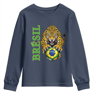 Brazil Soccer Jaguar Youth Sweatshirt Football Supporter Gift