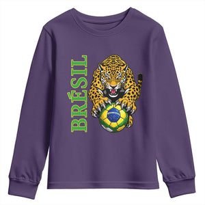 Brazil Soccer Jaguar Youth Sweatshirt Football Supporter Gift