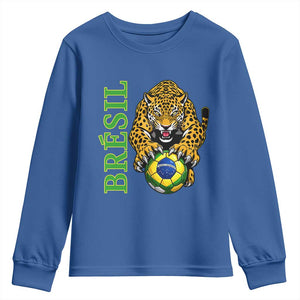 Brazil Soccer Jaguar Youth Sweatshirt Football Supporter Gift