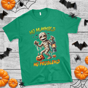 Halloween Mummy T Shirt Funny Mo Mummies Mo Problems TS12 Irish Green Print Your Wear