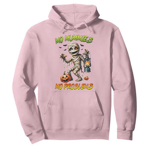 Halloween Mummy Hoodie Funny Mo Mummies Mo Problems TS12 Light Pink Print Your Wear