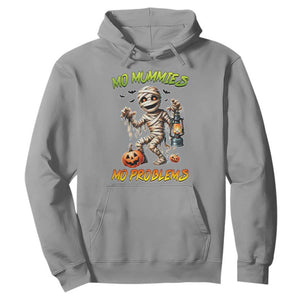 Halloween Mummy Hoodie Funny Mo Mummies Mo Problems TS12 Sport Gray Print Your Wear