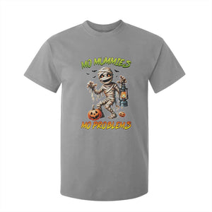 Halloween Mummy T Shirt For Kid Funny Mo Mummies Mo Problems TS12 Sport Gray Print Your Wear