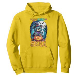 Halloween Killer Witch Teddy Bear Hoodie Nothing Scares Me TS12 Daisy Print Your Wear