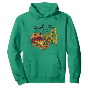 Halloween Burger Monster Hoodie Scary Foodies TS12 Irish Green Print Your Wear