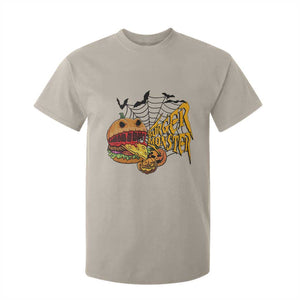 Halloween Burger Monster T Shirt For Kid Scary Foodies TS12 Sand Print Your Wear