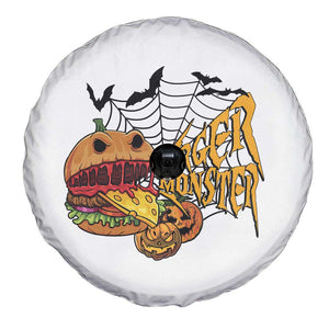 Halloween Burger Monster Spare Tire Cover Scary Foodies TS12 Print Your Wear