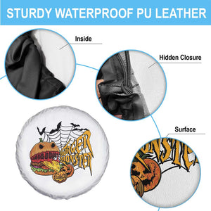 Halloween Burger Monster Spare Tire Cover Scary Foodies TS12 Print Your Wear