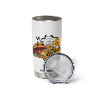 Halloween Burger Monster Tumbler Cup Scary Foodies TS12 Print Your Wear