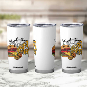 Halloween Burger Monster Tumbler Cup Scary Foodies TS12 Print Your Wear