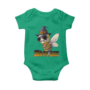 Halloween Zombie Bee Baby Onesie Zombee Funny Dabbing TS12 Irish Green Print Your Wear