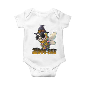 Halloween Zombie Bee Baby Onesie Zombee Funny Dabbing TS12 White Print Your Wear