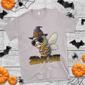 Halloween Zombie Bee T Shirt Zombee Funny Dabbing TS12 Ice Gray Print Your Wear