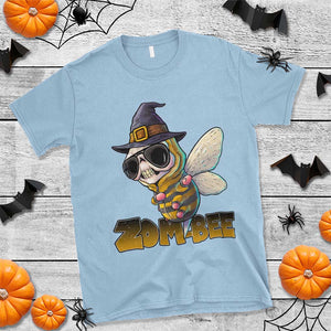 Halloween Zombie Bee T Shirt Zombee Funny Dabbing TS12 Light Blue Print Your Wear